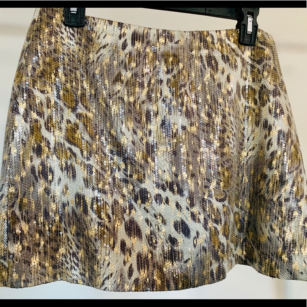 LUSH brand leopard sequined mini SizeM